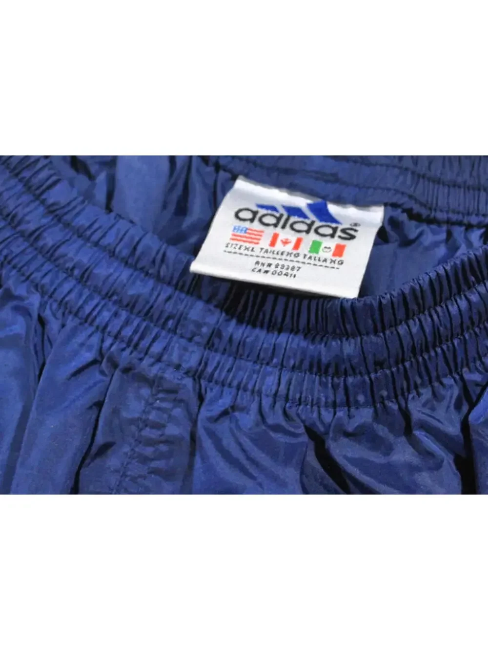 Vintage Adidas Running Joggers Track Blue 90s Pants Size X-Large